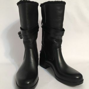 Authentic Coach Zena Leather Cold Weather Boots